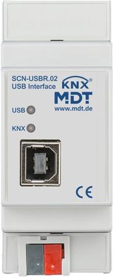 Datenschnittstelle REG 2TE KNX USB LED Bussystem KNX m. LED-Anz