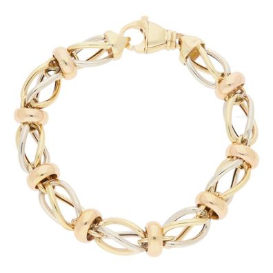 JuwelmaLux Armband 585/000 (14 Karat) Gold, Rotgold, Weißgold JL00-03-00...