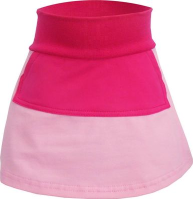 Baby / Kinder Rock mit großer Tasche multicolor SYLVIA / rosa-pink
