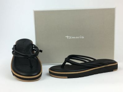 Tamaris FlipFlop schwarz Echtleder - EU-Schuhgröße: 39