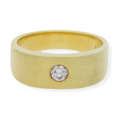 JuwelmaLux Ring 585/000 (14 Karat) Gold mit Brillant JL30-07-0911 - ...