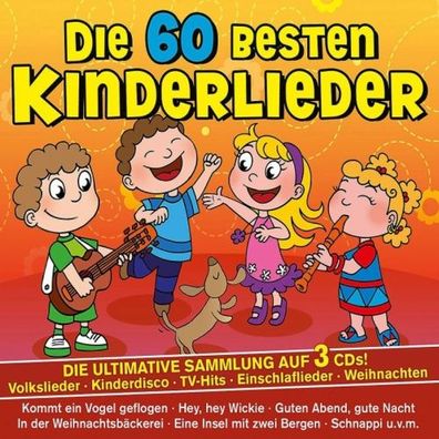 CD Box Die 60 besten Kinderlieder Vol. 1 (3er Box)