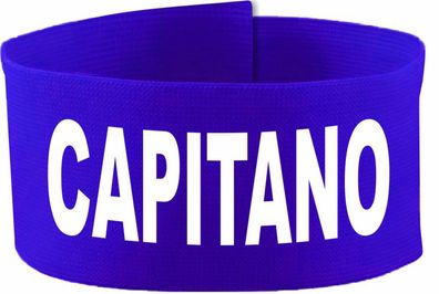 Größenverstellbare Klettarmbinde 5cm Höhe mit Aufdruck Capitano