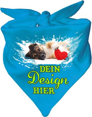 Dreieck Hundehalstuch personalisiert mit deinem Wunschmotiv oder Namen