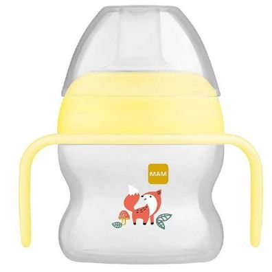 MAM Starter Cup Trinkbecher - 150 ml Eule Fuchs gelb
