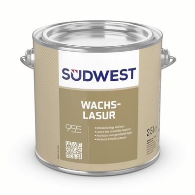 Südwest Wachs-Lasur 2,5 Liter