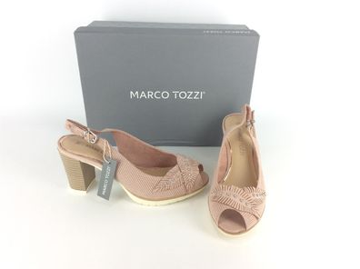 Marco Tozzi Sling Sandale Rose,6 cm Absatz - EU-Schuhgröße: 41