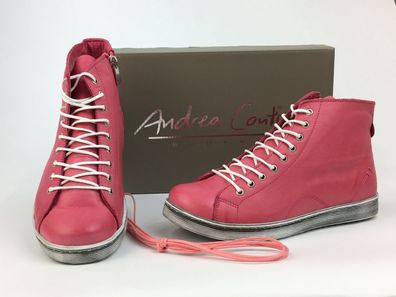Andrea Conti Knöchelschnürschuh rosa - EU-Schuhgröße: 38