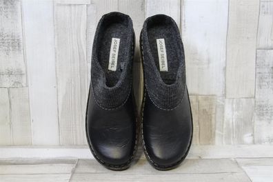 Josef Seibel Clog Catalonia 4,5 cm schwarz gefüttert - EU-Schuhgröße: 38