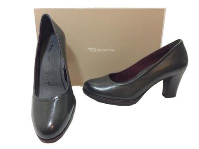 Tamaris Pumps Anthracite;5 cm - EU-Schuhgröße: 39