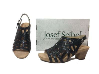 Josef Seibel Sandalette schwarz 5,5 cm Ruth - EU-Schuhgröße: 36