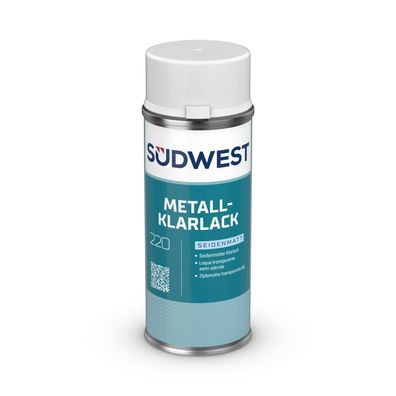 6x Südwest Metall-Klarlack seidenmatt 0,4 Liter farblos