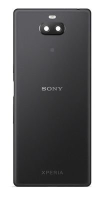 Original Sony Xperia 10 Plus I3213 Akkudeckel Backcover Gehäuse Schwarz Akzeptabel