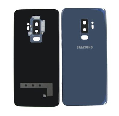 Original Samsung Galaxy S9+ SM-G965F Akkudeckel Backcover Blau Blue Akzeptabel