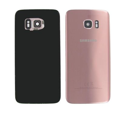 Original Samsung Galaxy S7 Edge SM-G935F Akkudeckel Backcover Pink Akzeptabel