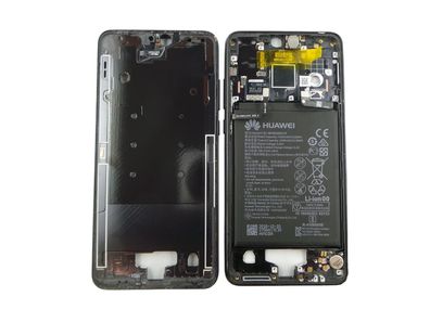 Original Huawei P20 Mittelrahmen Tasten Rahmen + Akku HB396285ECW Gut