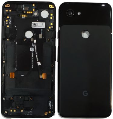 Original Google Pixel 3A G020F Akkudeckel Backcover Rückseite Schwarz Gut