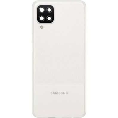 Original Samsung Galaxy A12 SM-A125F Akkudeckel Backcover Weiß Sehr Gut
