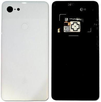 Original Google Pixel 3 XL G013A Akkudeckel Backcover Rückseite Weiß Gut