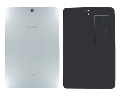 Original Samsung Galaxy Tab S3 9.7" T820 T825 Akkudeckel Silber Guter Zustand