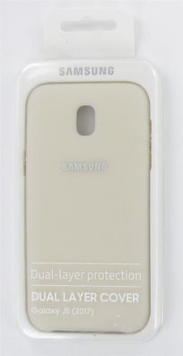 Original Samsung Galaxy J5 (2017) Dual Layer Cover Schutzhülle Gold OVP
