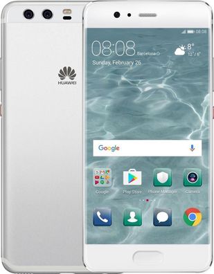 Huawei P10 VTR-L29 64GB Dual Sim Smartphone Mystic Silver Sehr Gut OVP