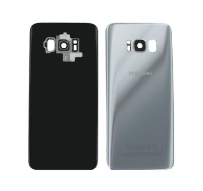 Original Samsung Galaxy S8 SM-G950F Akkudeckel Backcover Silber Guter Zustand