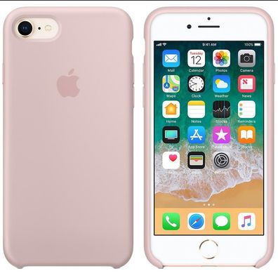 Original Apple iPhone 8 / 7 / SE 2020 / SE 2022 Silikon Case MQGQ2ZM/ A Pink Sand