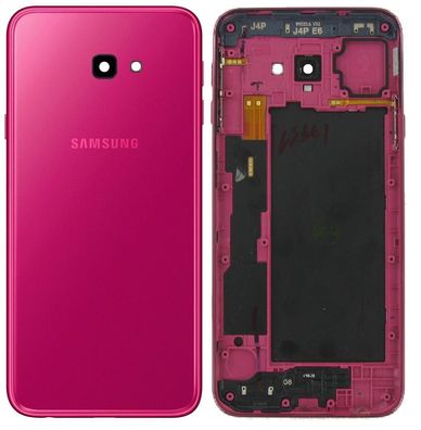 Original Samsung Galaxy J4+ SM-J415 Akkudeckel Backcover Rahmen Pink Akzeptabel