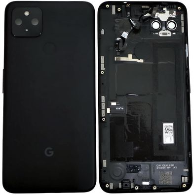 Original Google Pixel 4a 5G G025I Gehäuse Akkudeckel Backcover Schwarz Gut