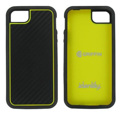 Griffin Apple iPhone 5 / 5S Case Hülle Schutzhülle Handy Cover Schwarz Gelb