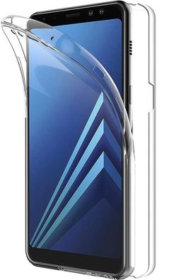 Full Cover Für Samsung Galaxy A5 2018 / A8 2018 Silikon TPU 360° Schutzhülle