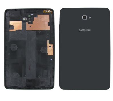 Original Samsung Galaxy Tab A 10.1 (2016) SM-T580 Akkudeckel Schwarz Akzeptabel
