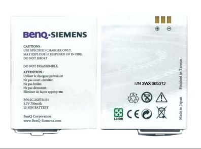 Original BENQ Siemens Akku 2C.2G0T0.101 Für Siemens EBA-163 (EF61)