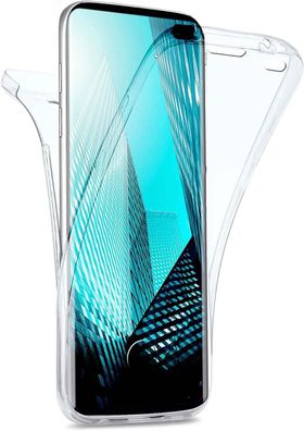 Full Cover Für Samsung Galaxy S10 Plus Silikon TPU 360° Transparent Schutzhülle + ...