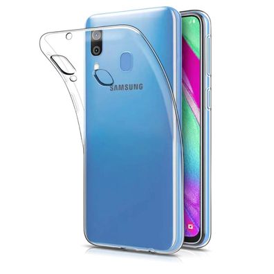 Wisam® Schutzhülle für Samsung Galaxy A40 Silikon Clear Case Transparent