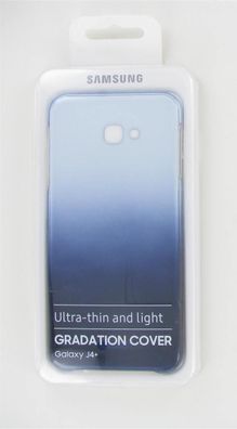 Original Samsung Galaxy J4+ Gradation Cover Schutzhülle Hülle Case Blue Blau OVP