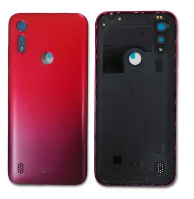 Original Motorola Moto E6S XT2053-1 Backcover Akkudeckel Kameraglas Rot