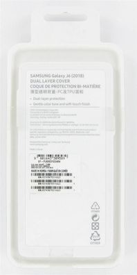 Original Samsung Galaxy J6 (2018) Dual Layer Cover Case Schutzhülle Gold OVP