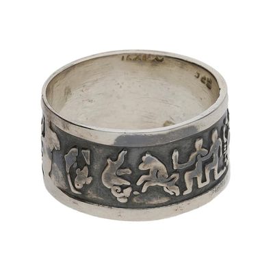 Ring Sternzeichen Sterling Silber 925/000 getragen 25321806 - Größe: 62