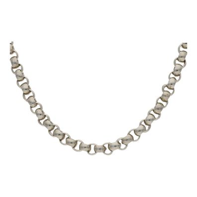 Halskette 835/000 Silber Anker getragen 25320632 - Länge: 60 cm