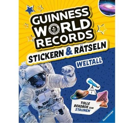 Ravensburger Guinness World Records Stickern & Rätseln - Weltall