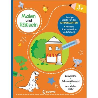 Loewe Malen und Rätseln - Lustige Spiele für den Kindergarten (3 + )