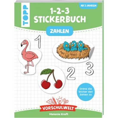 TOPP Vorschulwelt - 1 2 3 Stickerbuch