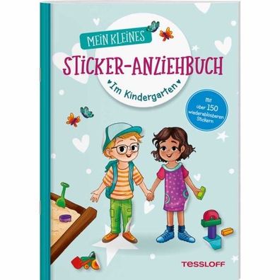 Tessloff Mein kleines Stickeranziehbuch - Im Kindergarten