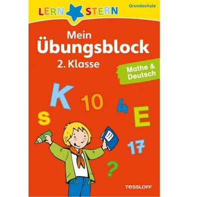 Tessloff Lernstern Mein Übungsblock 2. Klasse - Mathe & Deutsch