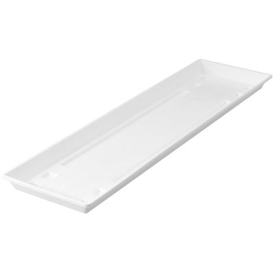 Geli Balkonkasten Untersetzer Standard Weiß 60 cm - Kunststoff