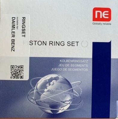 4x Satz Kolbenringe piston ring set 75,50 75,5 mm für Mercedes OM 636 OM636