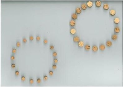 Kupplungskorken 22mm Kupplungsscheibe für DKW Sport Super-Sport 500 (1,20€/ St.)