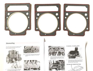 Head gasket Workshop manual für Volvo Penta MD17C MD17D Zylinderkopfdichtung